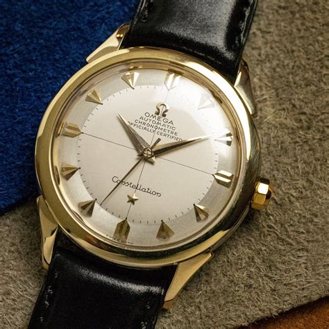 vintage omega constellation chronometer watch.